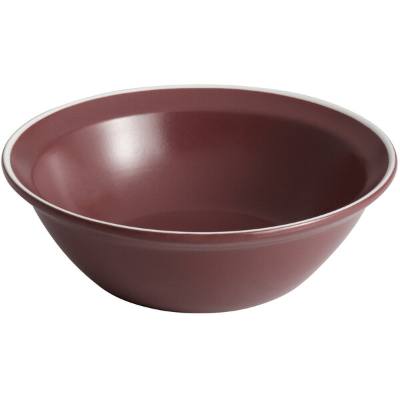 Libbey ENG-10-M Englewood 15 oz. Matte Mulberry Porcelain Cereal / Soup Bowl