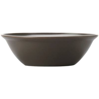 Libbey ENG-10-O Englewood 15 oz. Matte Olive Porcelain Cereal / Soup Bowl