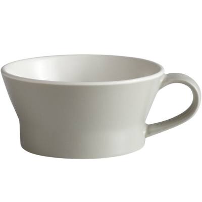 Libbey ENG-13-C Englewood 12.5 oz. Matte Mint Cream Porcelain Soup Mug