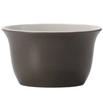 Libbey ENG-18-O Englewood 12.5 oz. Matte Olive Porcelain Soup Bowl