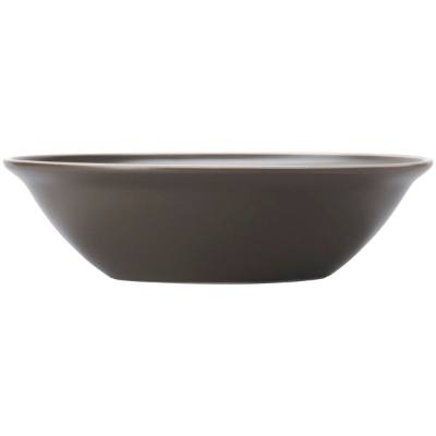 Libbey ENG-19-O Englewood 24 oz. Matte Olive Porcelain Salad Bowl