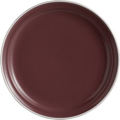 Libbey ENG-3-M Englewood 10 1/2" Matte Mulberry Porcelain Plate