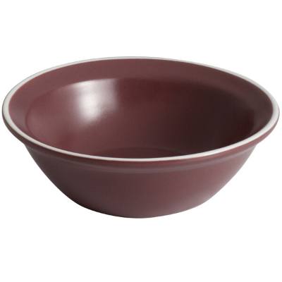 Libbey ENG-5-M Englewood 6 oz. Matte Mulberry Porcelain Fruit Bowl