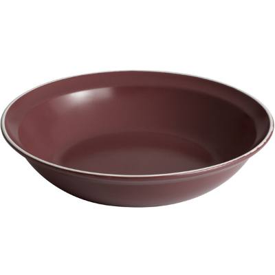 Libbey ENG-6-M Englewood 30 oz. Matte Mulberry Porcelain Serving Bowl