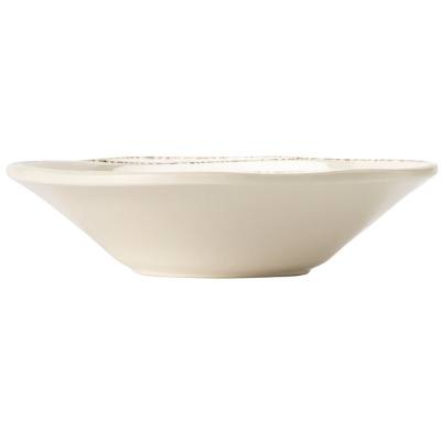 Libbey Farmhouse 12 oz. Ivory (American White) Melamine Grapefruit Bowl