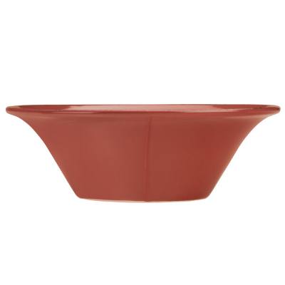 Libbey Farmhouse 20 oz. Round Barn Red Porcelain Soup Bowl
