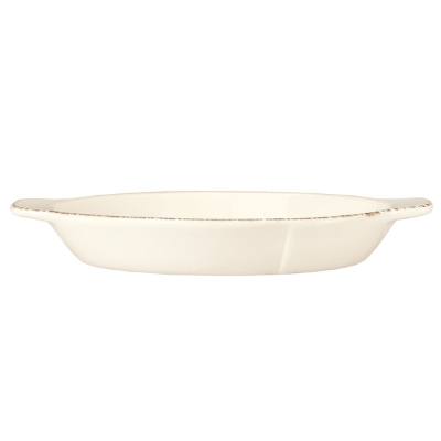 Libbey Farmhouse 13 oz. Oval Cream Porcelain Skillet