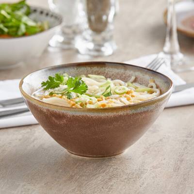 Libbey HEDON-4 Hedonite 19 oz. Porcelain Bowl