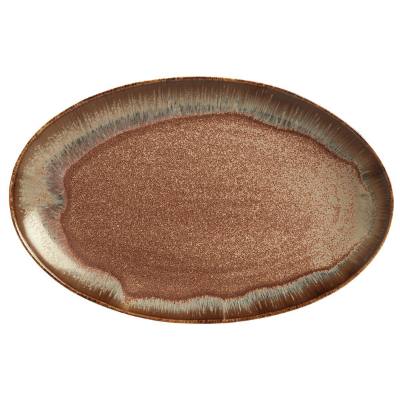 Libbey HEDON-9 Hedonite 12" Porcelain Oval Platter
