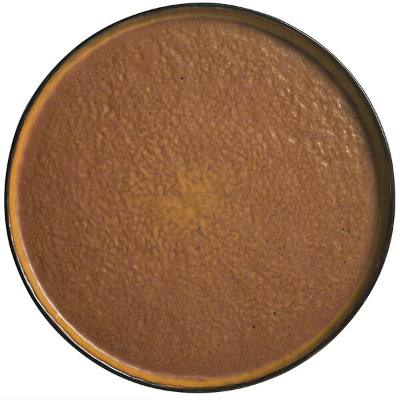 Libbey STB-10 Los Ranchos 10 3/4" Brown Speckled Stone Tray